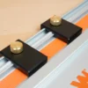 Aluminum Guide Rail Limit stops for the Wen Track Saw Rails