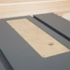 Zero Clearance inserts for the Saw stop table saw made out of MDF and Plywood