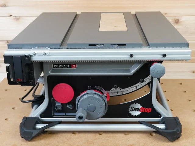 Saw Stop compact table saw zero clearance insert to get quality cuts when using your saw stop saw