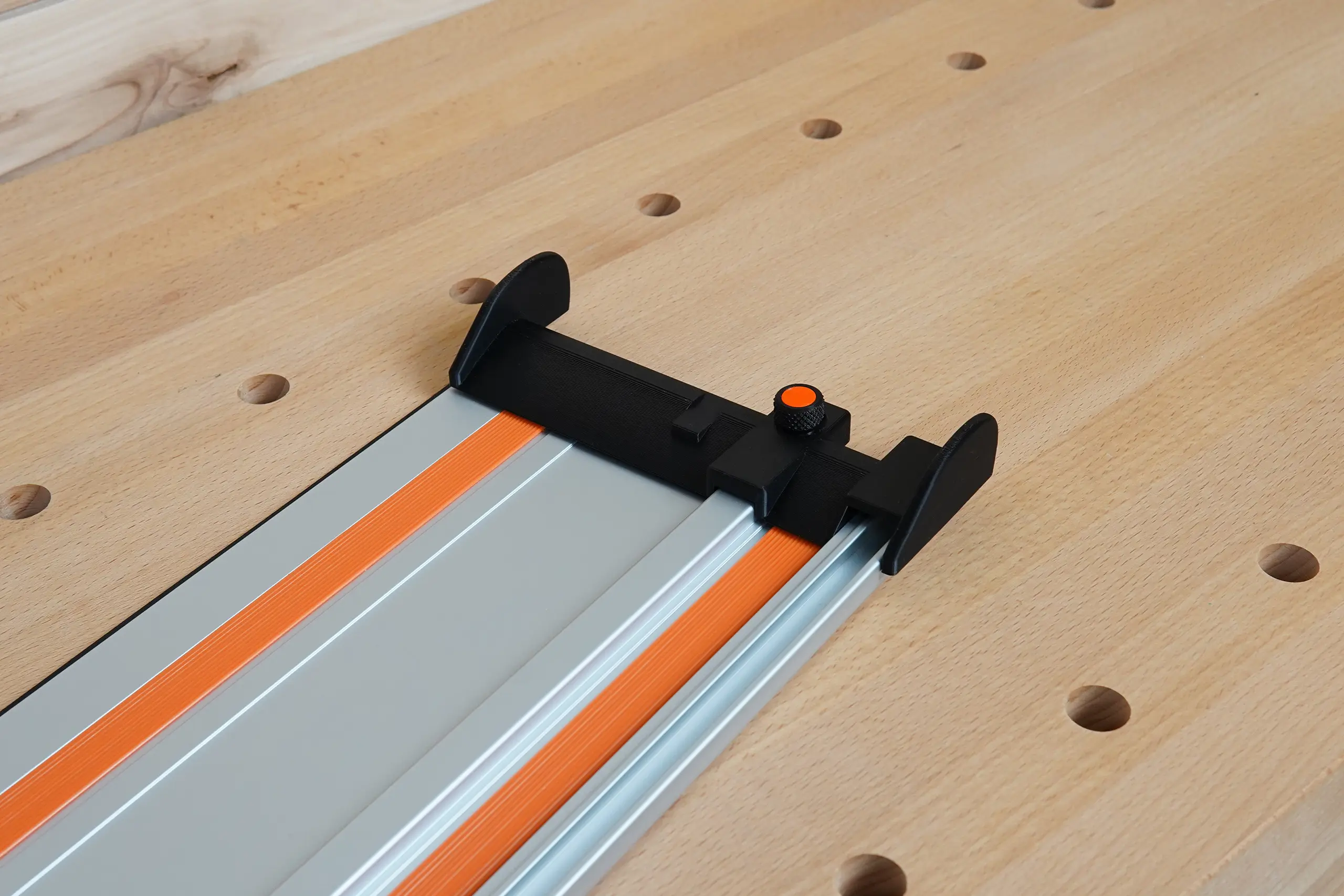 Hose Deflector for Wen Track Saw Guide Rails
