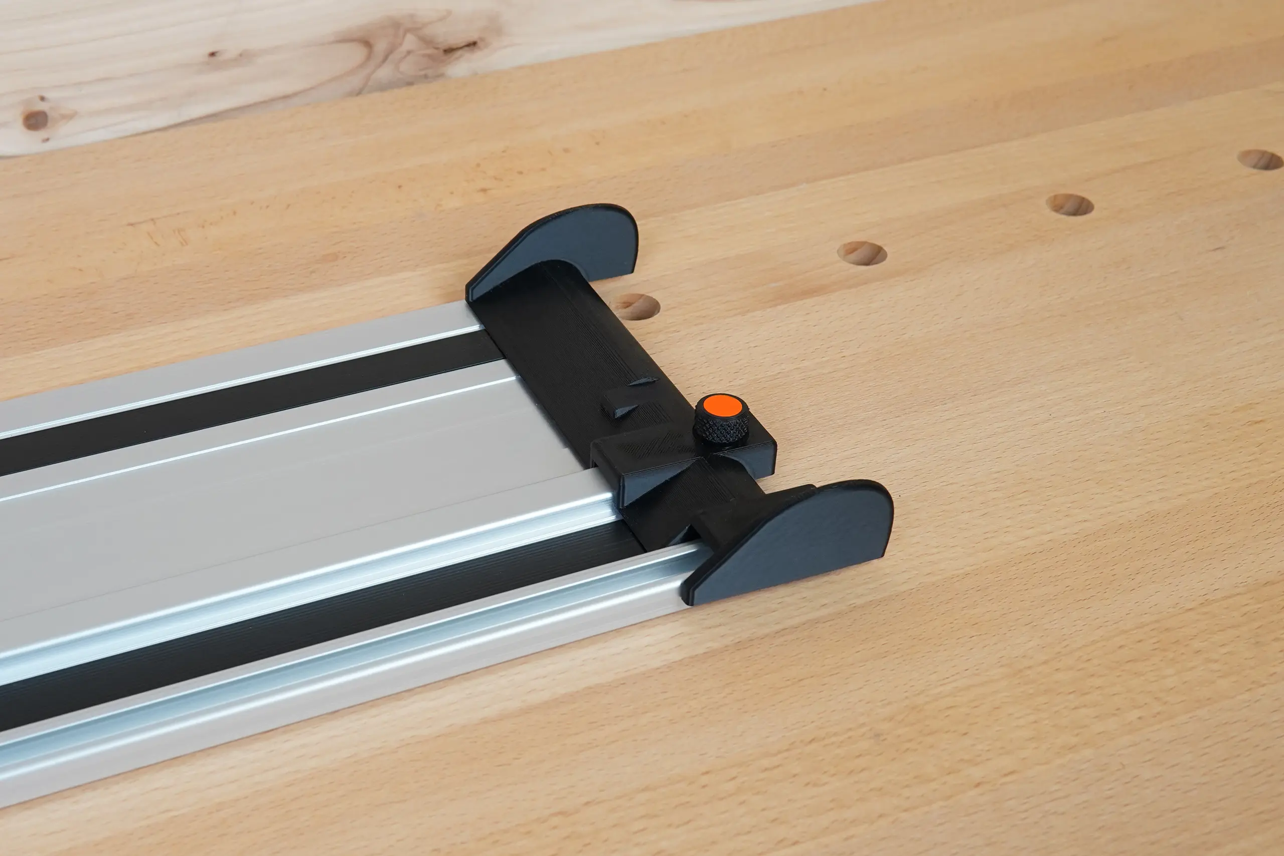 Hose Deflector for PowerTec Track Saw Guide Rails