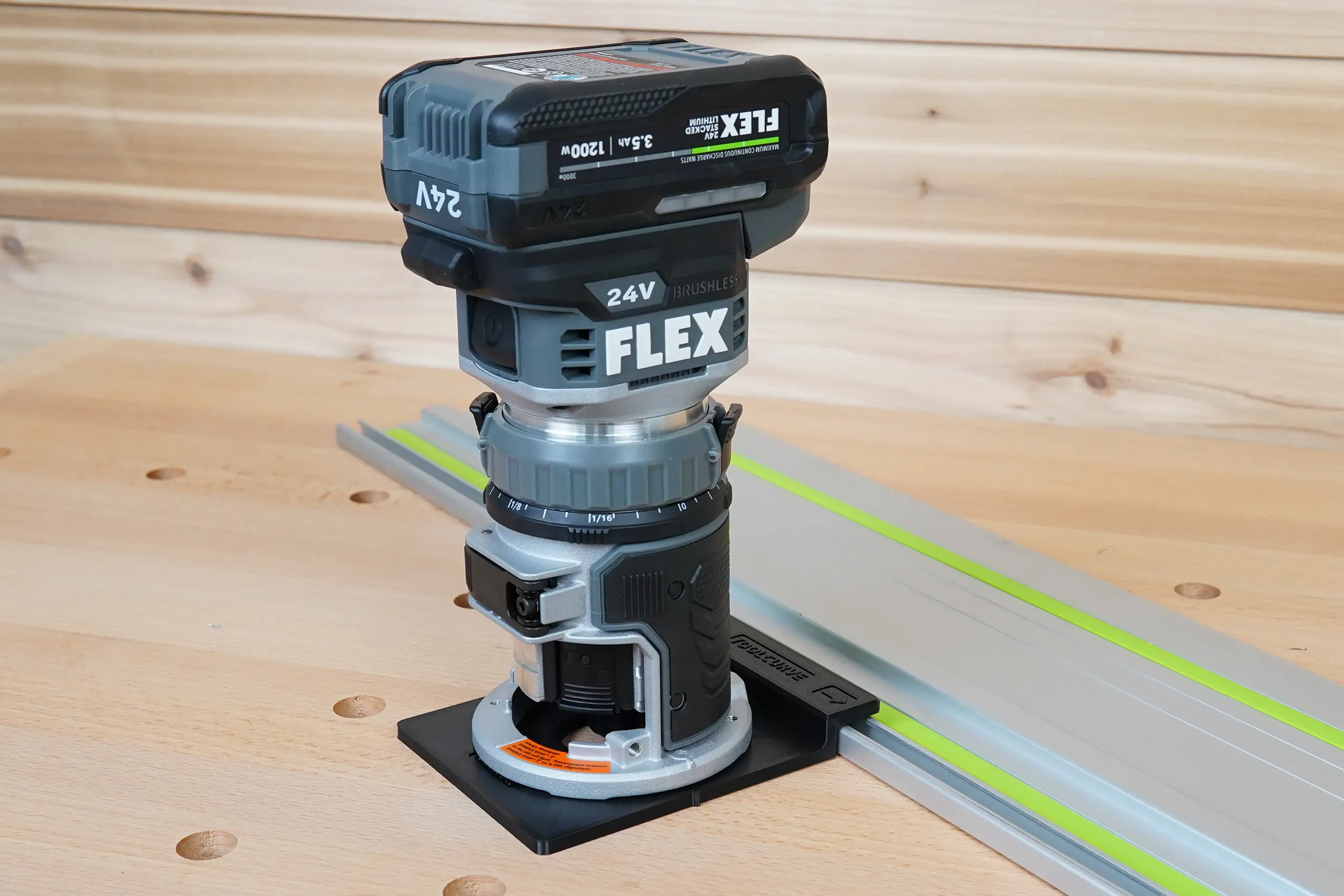 Guide Rail Adapter for FLEX 24v Router