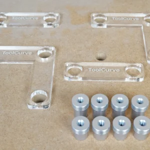 Acrylic Workbench Fence Stops – 20 mm Bench Dog System