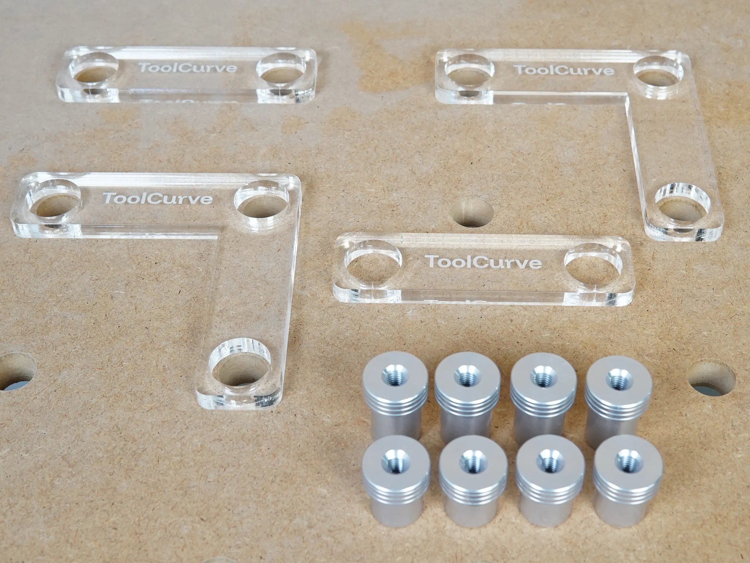 Acrylic Workbench Fence Stops – 20 mm Bench Dog System