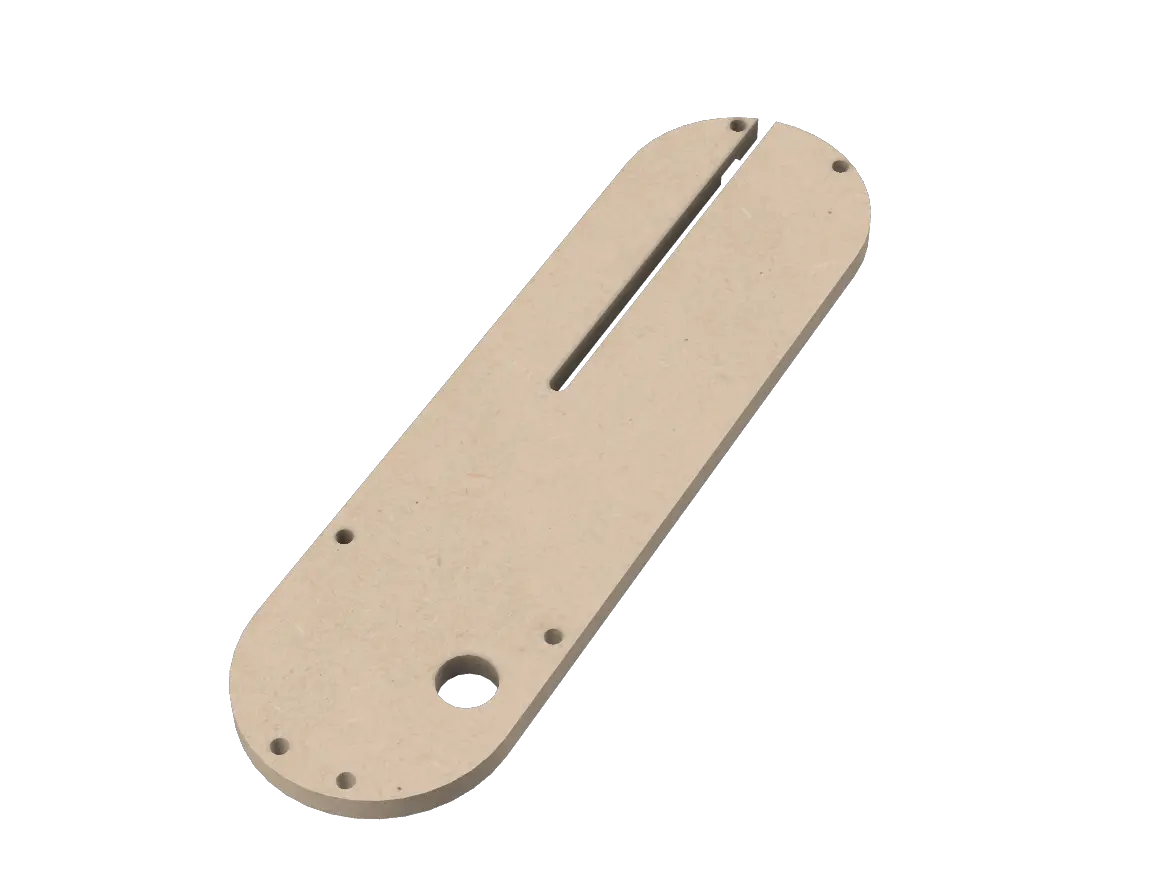 Insert Per Sega Da Tavolo DeWalt DWE7485 – Zero Clearance Anti-contraccolpo, Installazione Facile, Tagli Precisi E Sicuri, Materiale Resistente All'usura