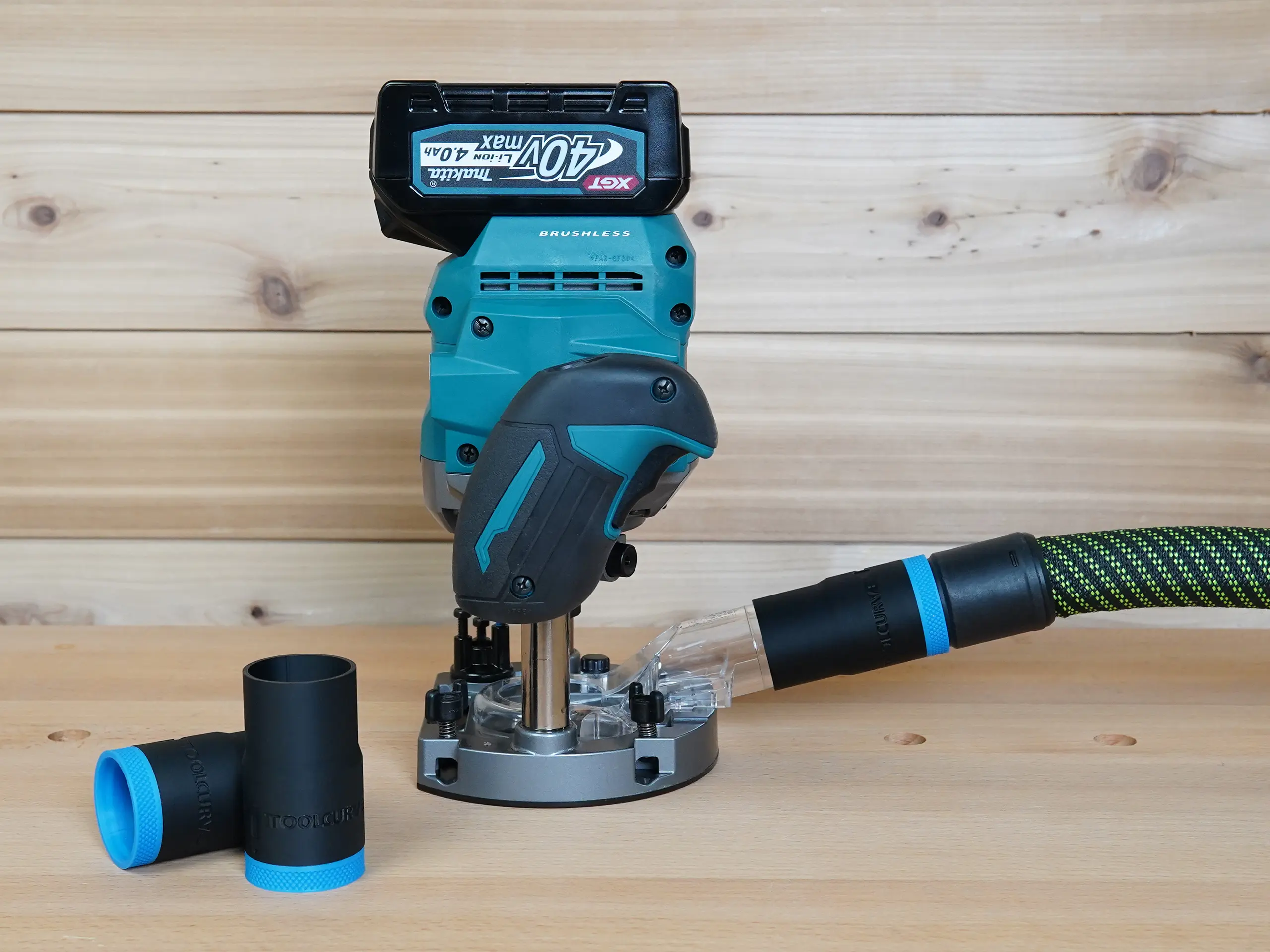 Hose Adapter for Makita 40v XGT 2-1/4 HP Cordless Plunge Router