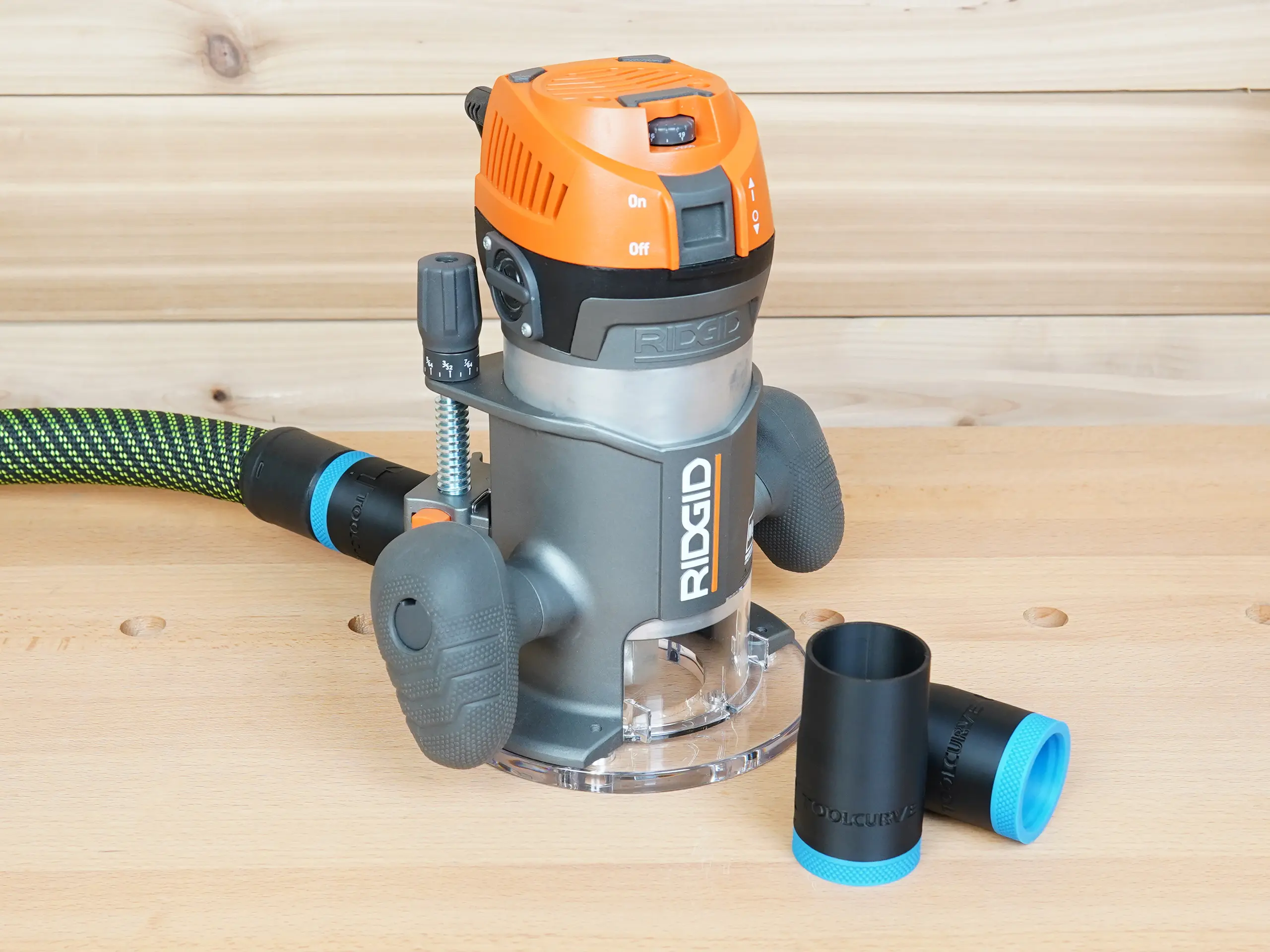 Hose Adapter for Ridgid 2 HP Fixed Base Router