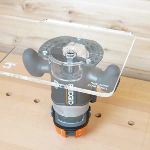 10" Base Plate for Ridgid 2 HP Fixed Base Router