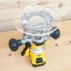 8″ Round Acrylic Base Plate for DeWalt DNP612 Plunge Base